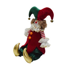 Elegant Christmas Clown Display Ornamnet-sitting position