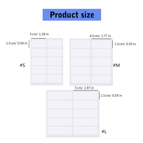 Writes On Clothing Labels Secure Adhesive No-Iron-Large 1