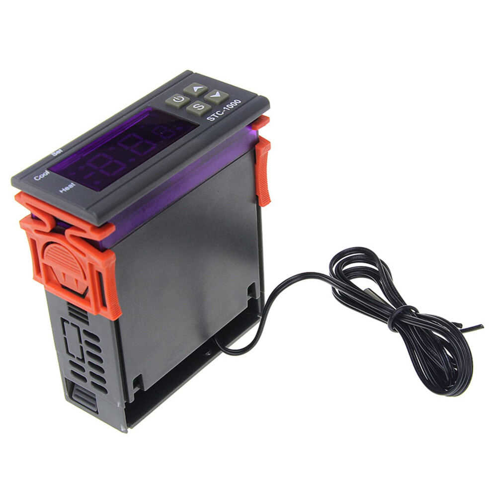 Microcomputer Temperature Controller For Aquariums, Programmable Thermostat 110-220Vac, High Accuracy, Wide Range 9016109634757