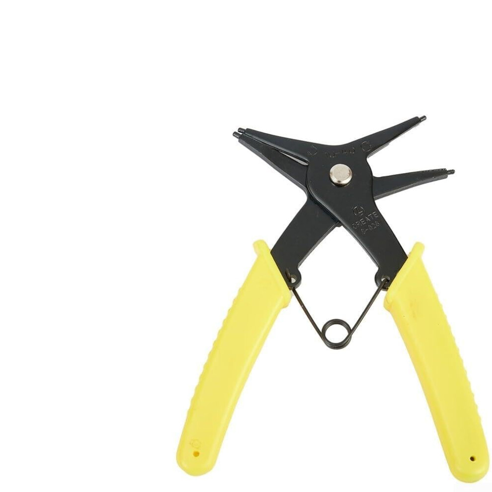 Snap For Ring Pliers 135Mm Length, Pvc Handle Internal External Circlip Plier For Precision Fastening 6038364100603