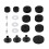 18PCS Cymbal Replacement with Base Wing Nut Washer 7