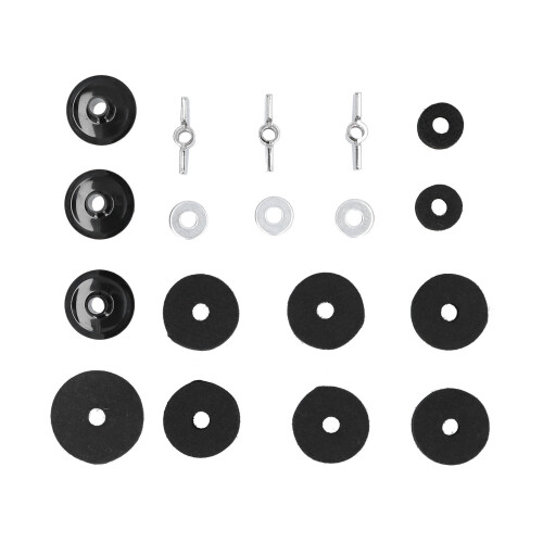 18PCS Cymbal Replacement with Base Wing Nut Washer