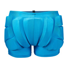 Protective Padded Shorts Adult Snowboard Shorts with 3D Hip and Tailbone Protection in Blue XXL for Skiing and Snowboarding