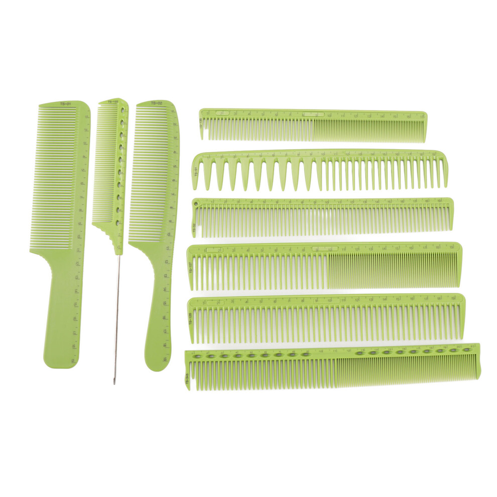 9 Pcs High Temp Resistant Hair Comb Set for Men and Styling