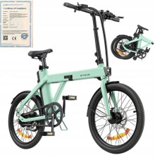 Vouwfiets - Engwe - P20 - 250W - 36V 9.6Ah - 25 km/h