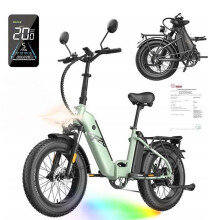 Auto elettrica pieghevole Fafrees FF20 Polar 500W 48V 26.8AH 45/KM 170HP verde