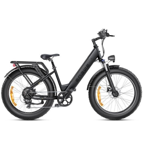 ENGWE Bicicleta elétrica VTC - ENGWE - E26 ST - 26 polegadas - Motor 250W - Autonomia 140km - Suspensão dupla 1