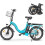 SameBike Bicicleta Elétrica Dobrável - SAMEBIKE - CY20-FT-LB - 250W - 20 Polegadas - Autonomia 60-110 km 1