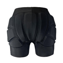 Skating Butt Pads for Kids Tailbone Protector 0.67in Thick 3D EVA Crash Pants for Ski Snowboard Skateboarding Black L