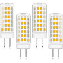 4 Pack 9W GY6.35 Base LED Bulb AC/DC 220V Warm White 3000K Equivalent to 9W Halogen Replacement Bulb [Energy Class A+]