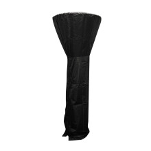 Patio Heater Burner Reflector Shield Waterproof Cover Heavy Duty Gas Pyramid Heater Protector Black Outdoor Furniture Cover
