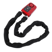 Waterproof Smart Chain Lock with APP Control, Vibration Alarm, Red