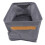 6 Pcs Gray Fabric Clothes Storage Boxes 48x28x25cm Foldable Bin 12