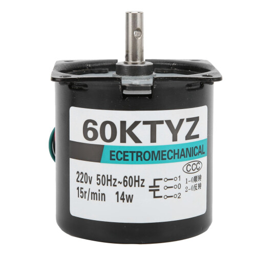 AC Synchronous Motor 14W Permanent Magnet 2Way 1
