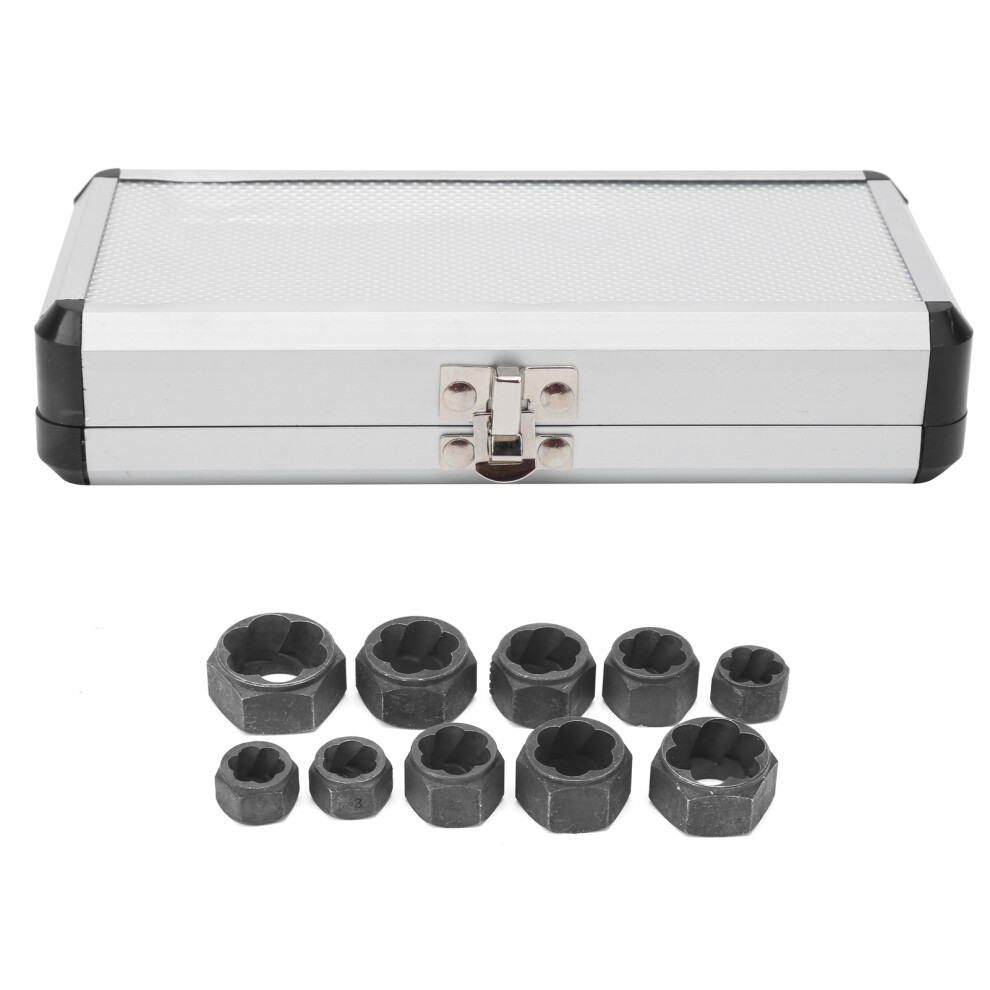 10Pcs Nut Extractor Remover Damaged Bolt Extractor