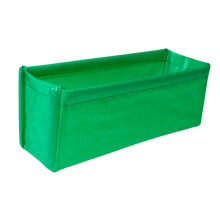 Planter Box Plant Container Green 66cm x 20cm x 25cm Foldable Practical Stable for Balcony Garden Yard