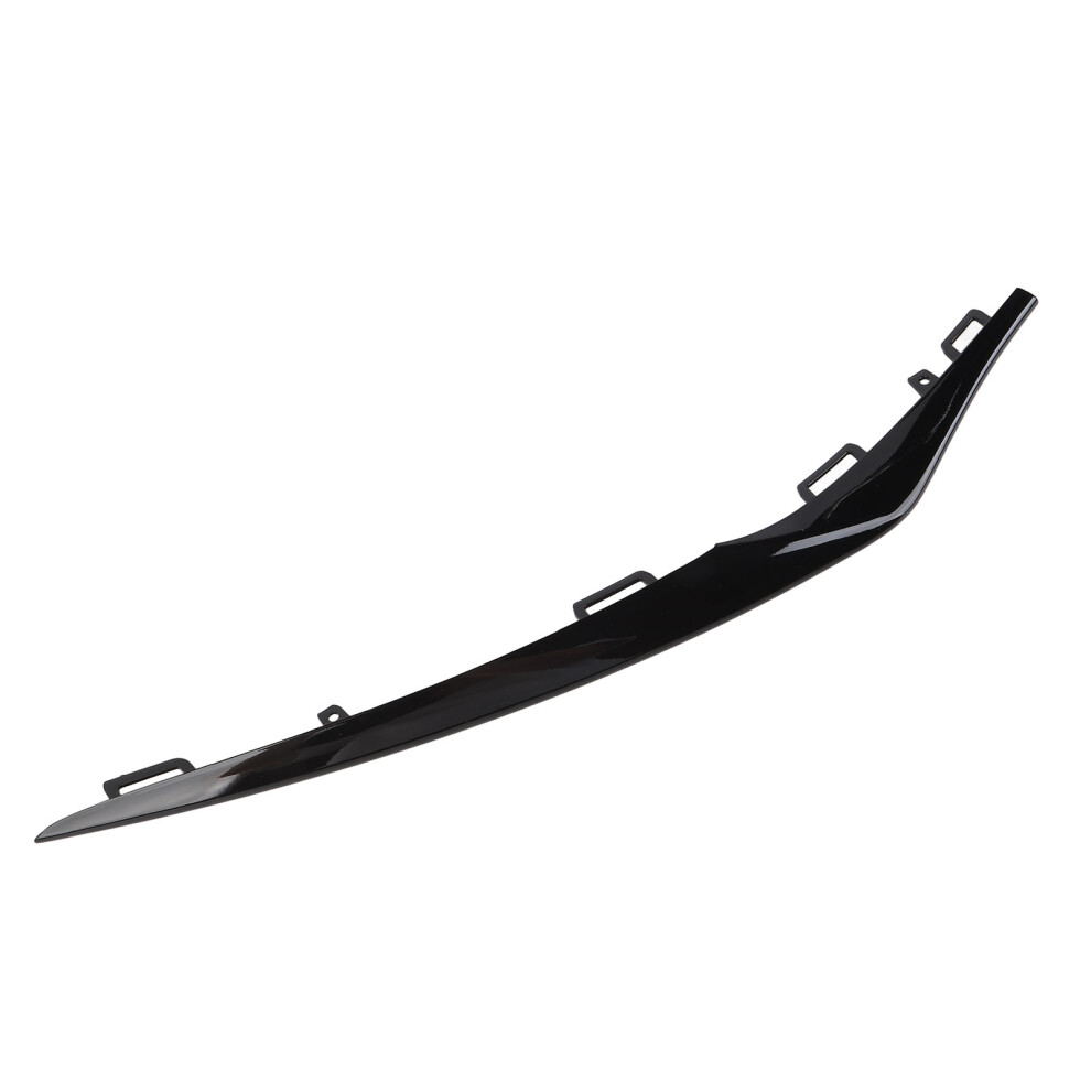 Front Bumper Trim Glossy For Cla-Class C117 2016-2019 Black 4291346399132