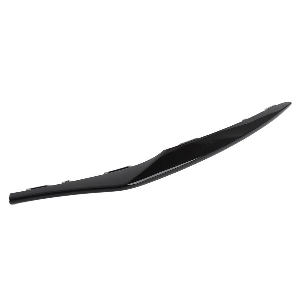 Front Bumper Trim Glossy For Cla-Class C117 2016-2019 Standard Black 5041346399163
