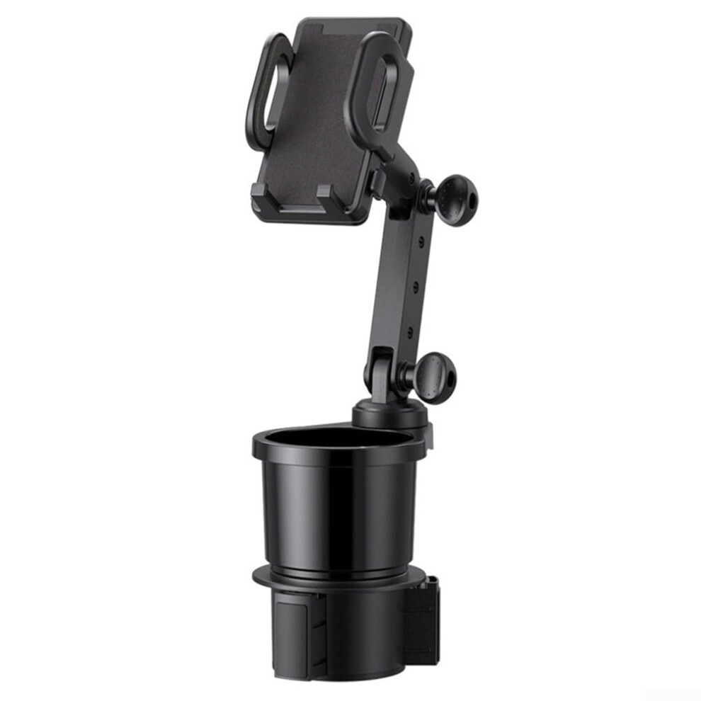 Phone Cup Holder Expander For Cars, 360 Degree Rotating Phone Mount, Compatible With Most Vehicle Models, Adjustable Size 6447073429491