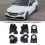 Left Right Headlight Bracket Tab Repair Kit for C-Class W205 2015-2021 3