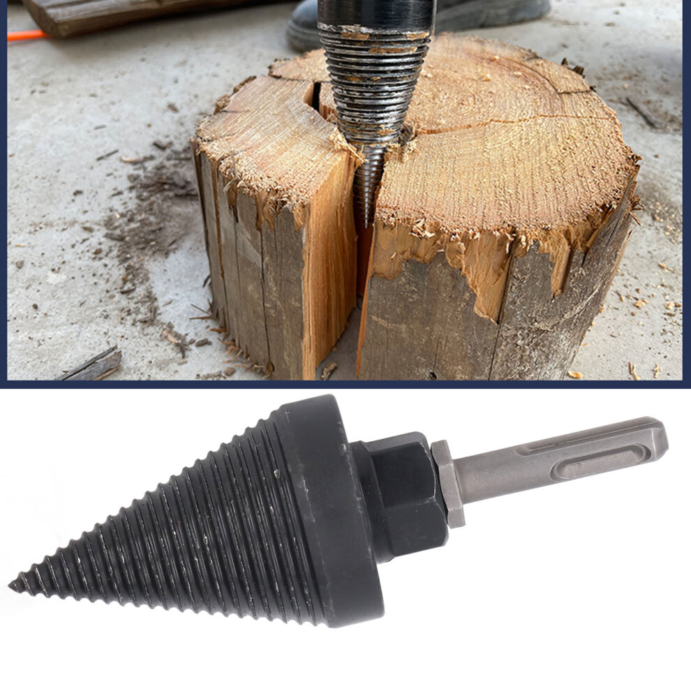 50Mm Round Square Hex Firewood Drill Bit Set For Impact & Electric Hammers 8491346401026