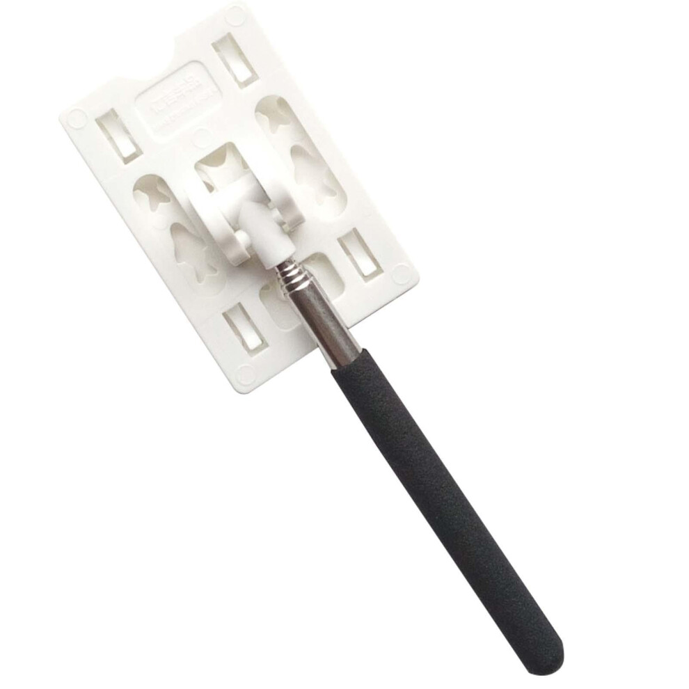 Telescopic Rod Card Holder For Contactless Payment - Extendable Toll Swiping Stick For Vehicle Parking Fees In Pure And Elegant White/Black 6447073430176