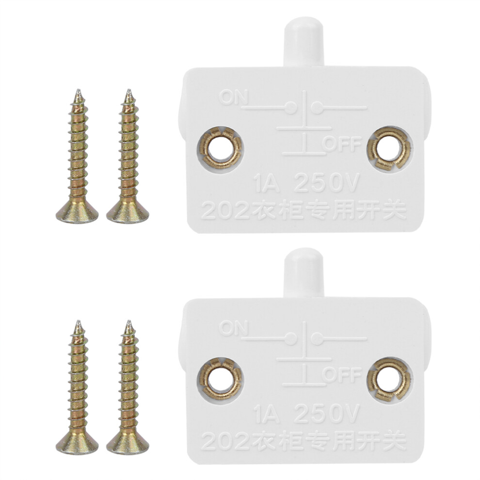 2Pcs Household Cabinet Closet Light Switch