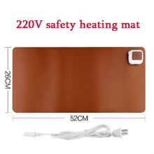 For 220v Electric Hot Plate Writing Desk Warm Table Mat Small Size Brown