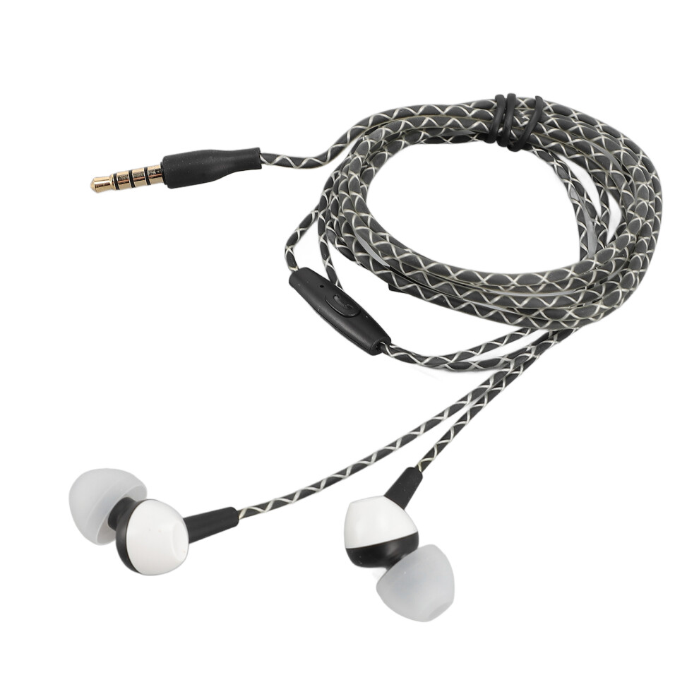 Wired Earbuds With Microphone, Hd Stereo Bass, Noise Reduction, 3.5Mm Jack, White 4631346402195