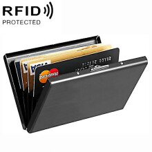 Für Zt1563 RFID Anti-Diebstahl Aluminiumlegierung Mehrkammer-Visitenkartenetui Kartenhalter