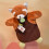Marionetta Doudou &amp; compagnia Panda Rosso - arancione - 25/34 cm 2