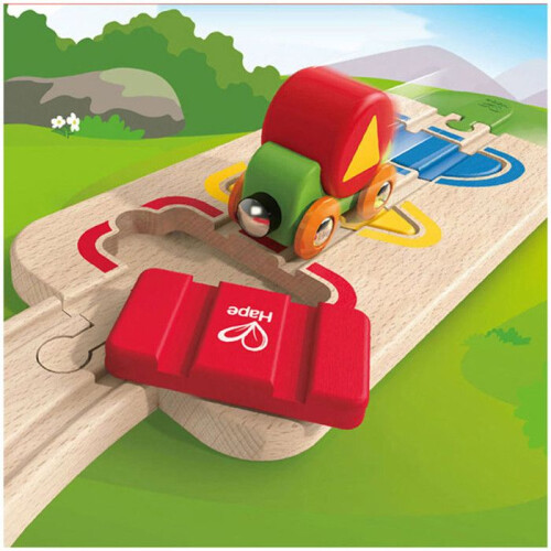 Circuit Miniature - HAPE - E3810 - Treno in Legno - 7 pezzi - 18 mesi e oltre 1