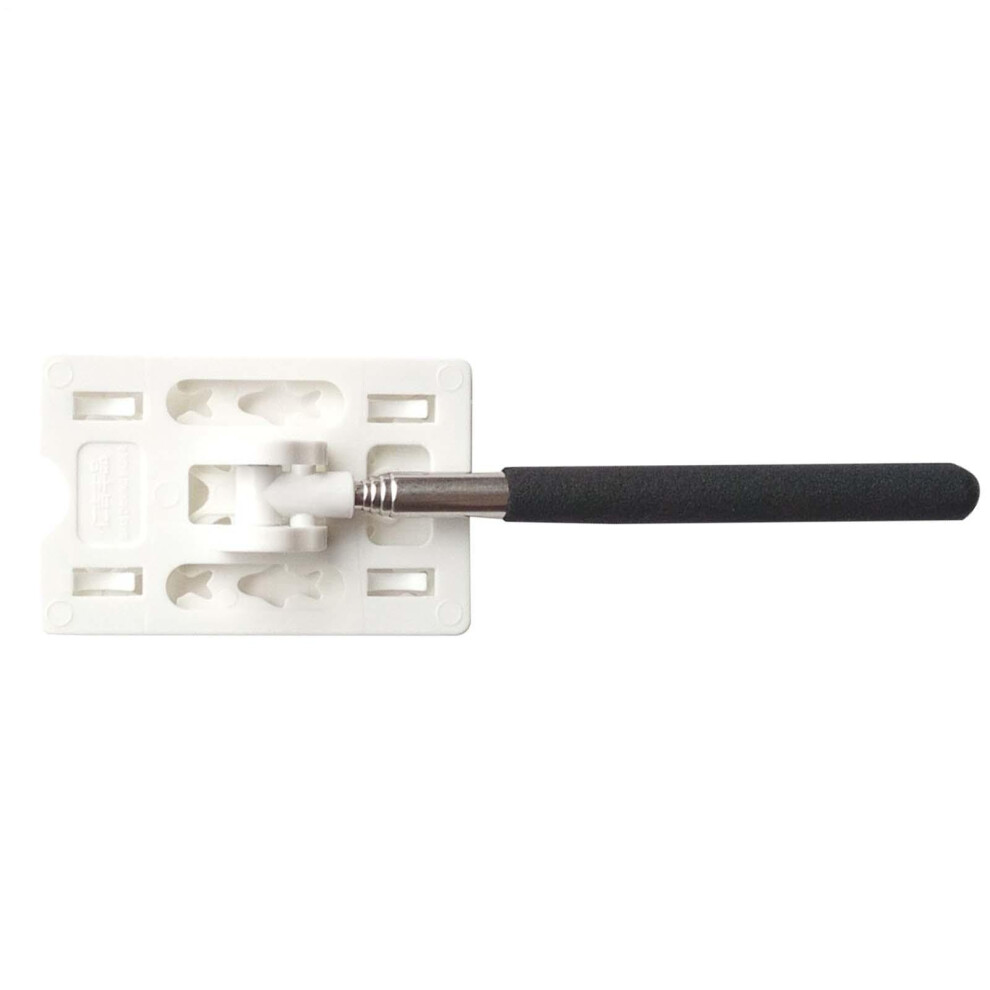 Parking Aid Telescopic Toll Rod For Contactless Car Parking Fee Payment | Pure And Elegant Adjustable Length White/Black 6447073430466