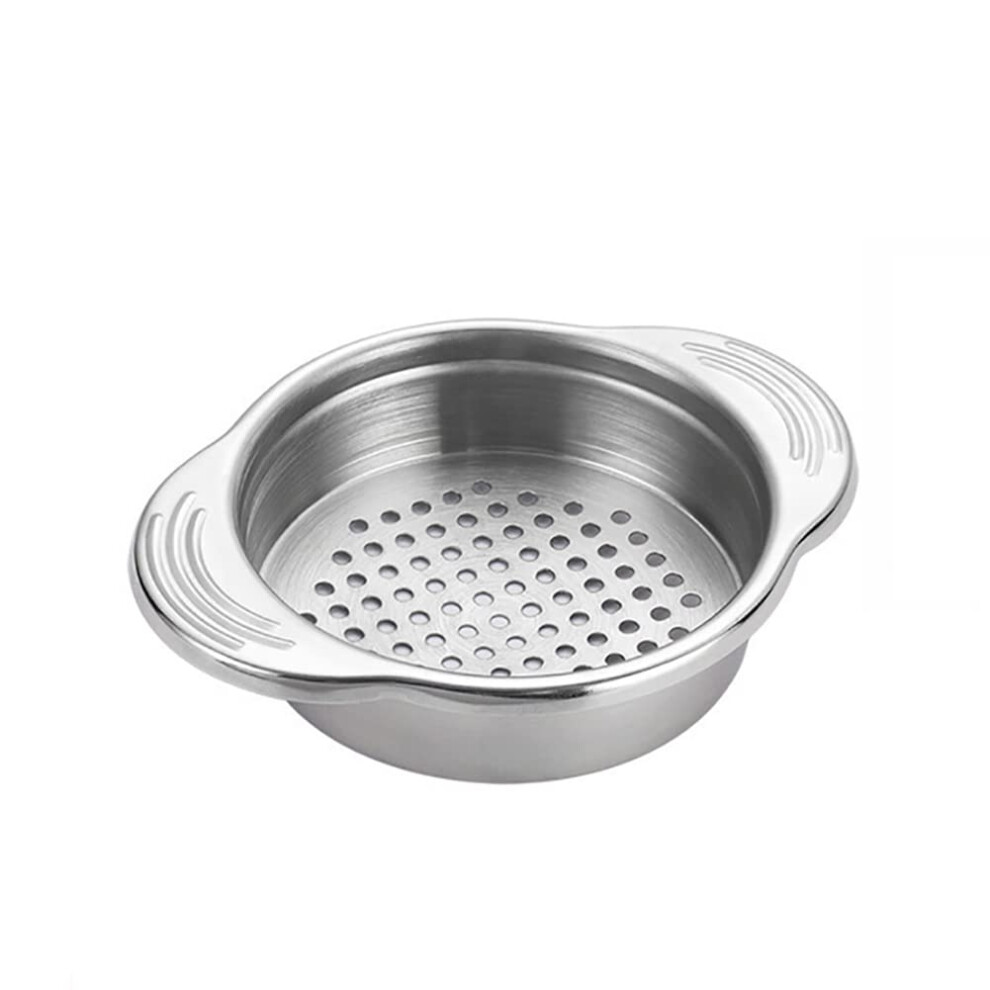 Stainless Steel Food Can Strainer Sieve 6-Inch Canning Lid Colander Oil Drainer for Beans and Vegetables-image-OPC-PKBQGDQ-NEW