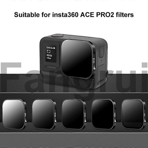 For Insta360 Ace Pro 2 UV ND8 ND16 ND32 ND64 Filter Waterproof Anti Glare Lens Protector Cycling Surf Travel Camera Accessories