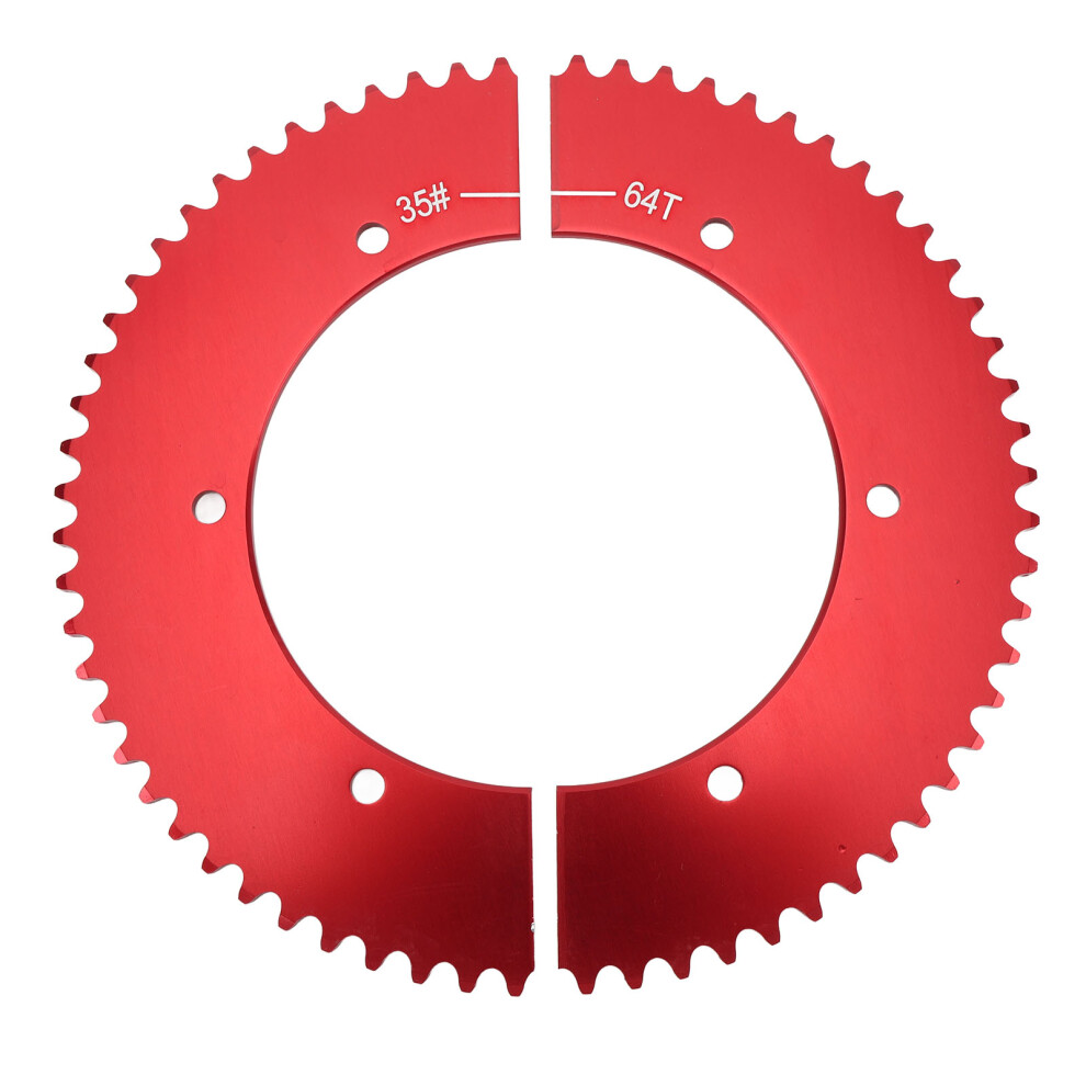 Universal 64T Rear Split Sprocket For 212Cc Mini Bike & Go Kart 7601346403062