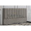 (King, With Ottoman Storage, Silver) Velvet Upholstered Panel Bedframe with Optional Ottoman Storage 3