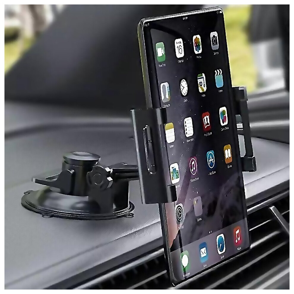 For Car Dashboard Tablet Holder Pu Suction Cup Windshield Bracket