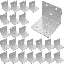 40 Pcs Metal Corner Braces, 2x2in L Brackets for Wood, 90 Degree Heavy Duty Wide