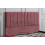 (Super King, Pink) Velvet Upholstered Panel Bedframe with Optional Ottoman Storage 3