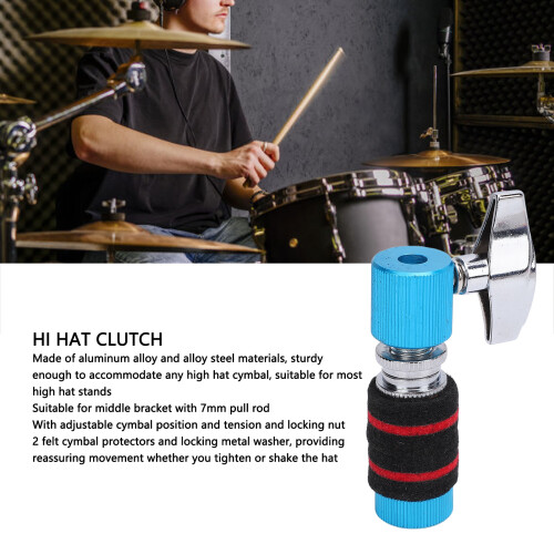 Hi Hat Clutch with Single Threaded Locking Nut for Cymbal Stand 2