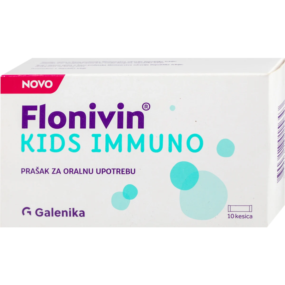 Galenic Galenika Kids Immuno Sachets 10Pcs Oral Powder Supplement For Children