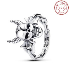 (GW9-8) Hot Toy Strange Thing 925 Sterling Silver Beads Compatible Original Brand 1:1 Logo Bracelet Original DIY Jewelry Pendant Gift, New Hot Series