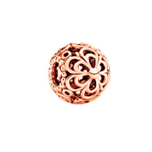 (SS1922) NEW Pink,Blue,Purple Daisy Flower Charm Cherry Blossom Dangle Bead Fit Original Brand 1:1 Logo 925 Sterling Silver Bracelet DIY Jewelry