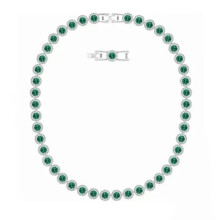 (5267091) High Quality Original Women's Necklace, Bracelet and Earrings Set, Angelic Square Series Jewelry Set, Fit Original Brand Suitable for Holiday Gifts