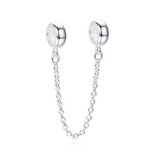 (A1259diao) 64 Style 925 Silvering Safety Chain Mom Amour Clover Sea Dangle Charms Beads Fit Original Pan Brand 1:1 Logo Bracelet DIY Woman Jewelry
