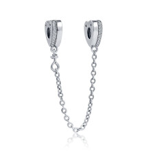 (A1419) 64 Style 925 Silvering Safety Chain Mom Amour Clover Sea Dangle Charms Beads Fit Original Pan Brand 1:1 Logo Bracelet DIY Woman Jewelry
