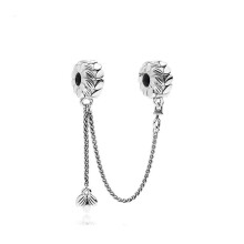 (B485) 64 Style 925 Silvering Safety Chain Mom Amour Clover Sea Dangle Charms Beads Fit Original Pan Brand 1:1 Logo Bracelet DIY Woman Jewelry