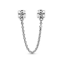 (A1508) 64 Style 925 Silvering Safety Chain Mom Amour Clover Sea Dangle Charms Beads Fit Original Pan Brand 1:1 Logo Bracelet DIY Woman Jewelry