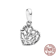 (SMC793) NEW Original 925 Sterling Silver Family Tree Heart Animal Mother Wings Heart Beads Charms for DIY Bracelet Women Jewelry Gift